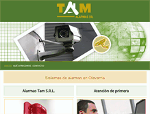 Tablet Screenshot of alarmastamsrl.com